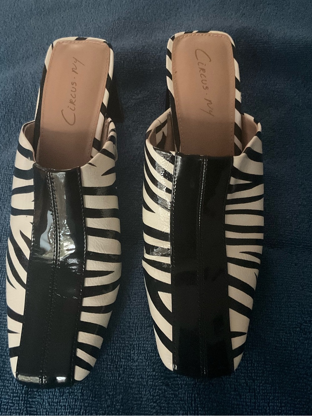 Circus NY by Sam Edelman “Tamera” Zebra Mule Heels – Size 7M (EUC)